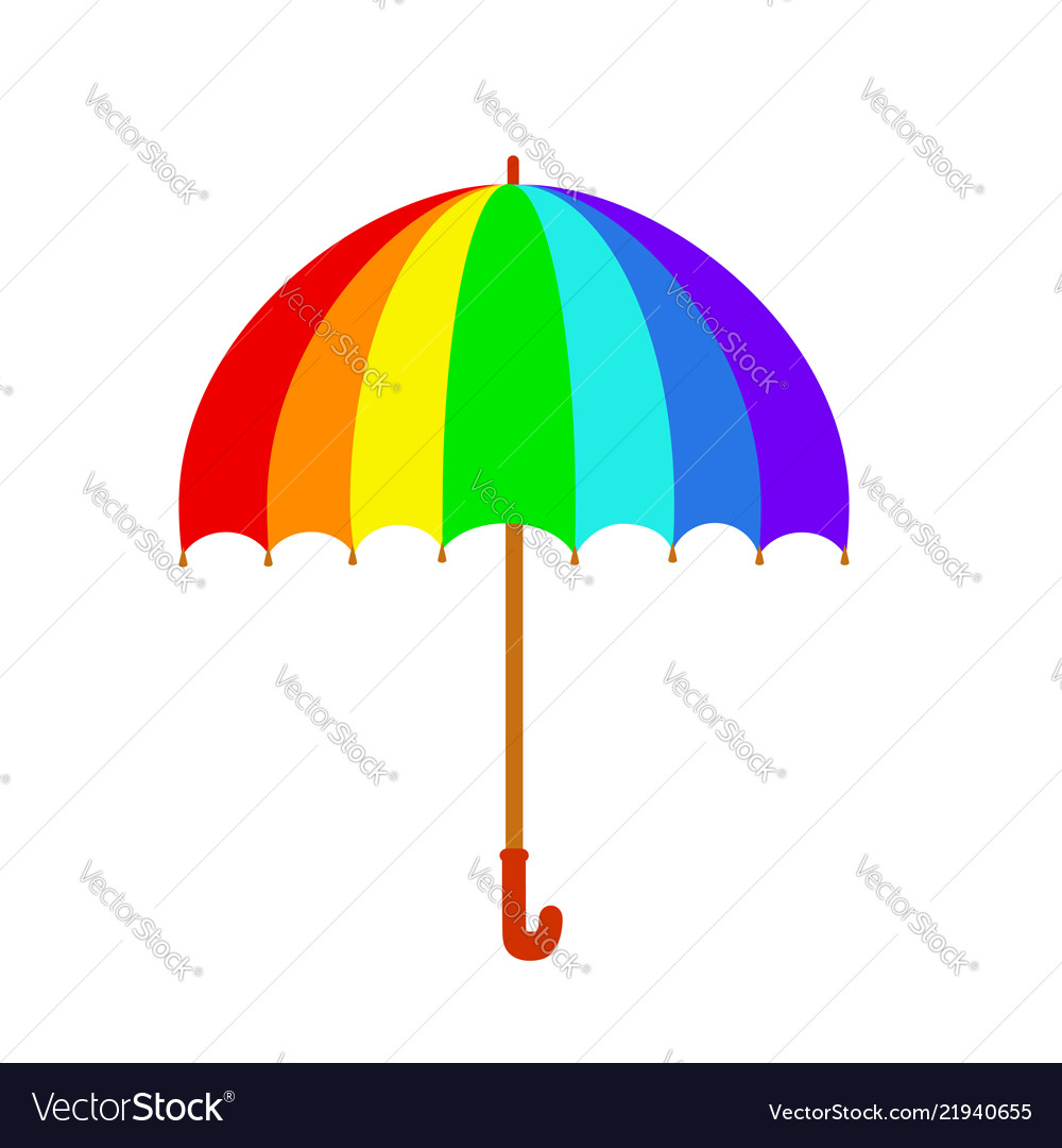 rainbow umbrella