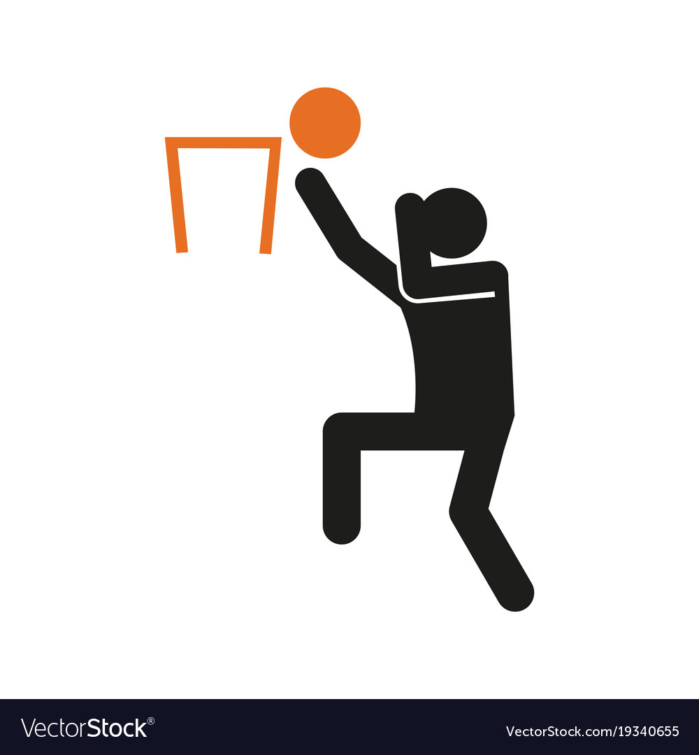 Stick man throwing a ball - Free sports icons