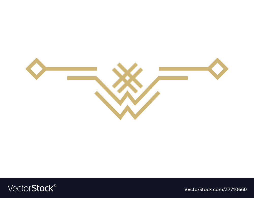 Art deco ornament Royalty Free Vector Image - VectorStock