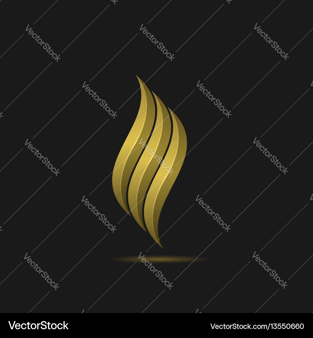 Fire logo template Royalty Free Vector Image - VectorStock