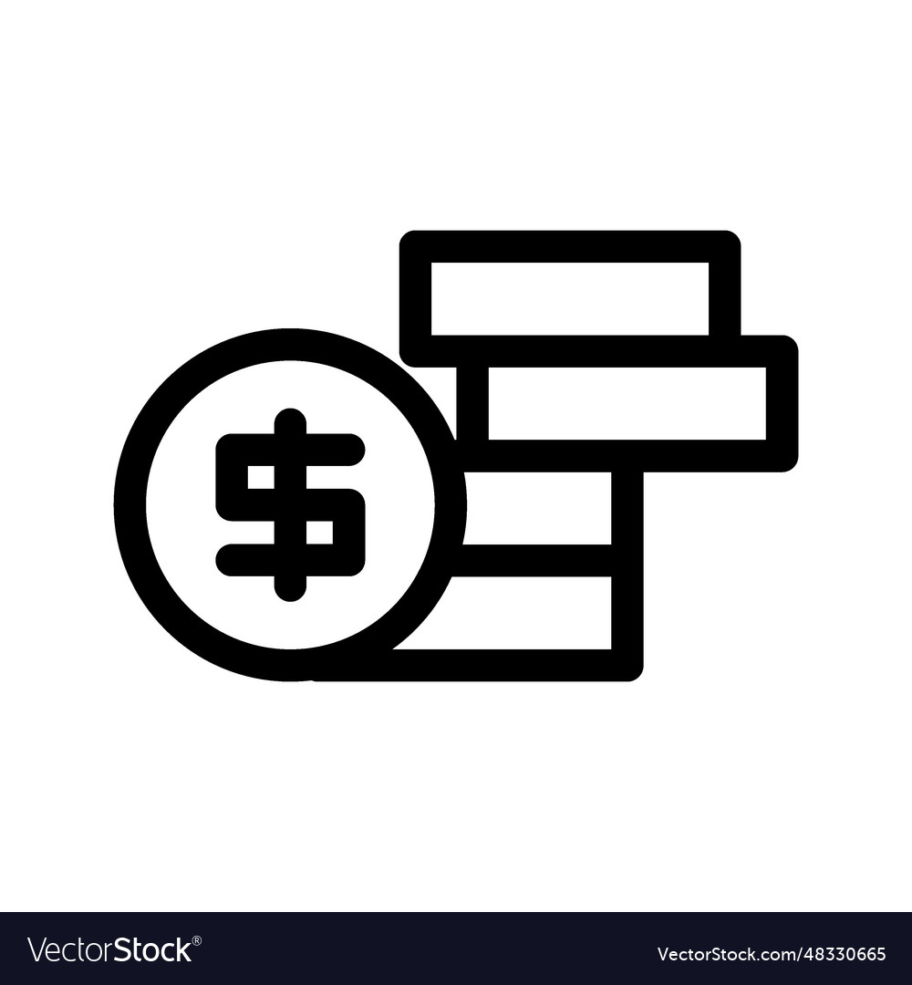 Cash icon Royalty Free Vector Image - VectorStock