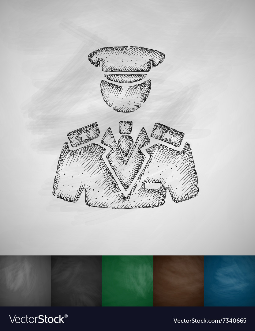 Commander icon Royalty Free Vector Image - VectorStock