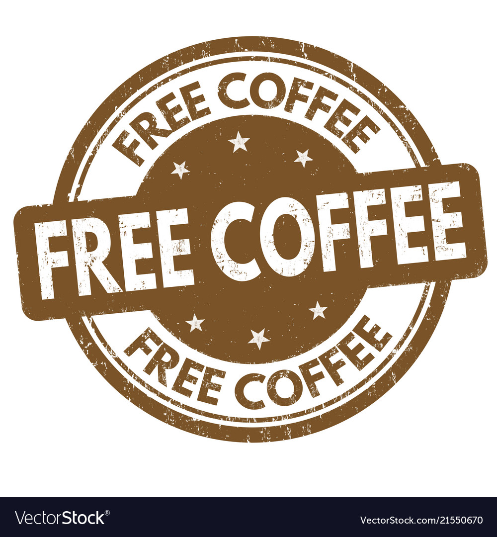 Download Free coffee sign or stamp Royalty Free Vector Image