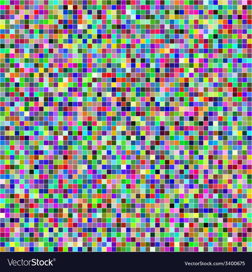 Abstract digital colorful pixels seamless pattern