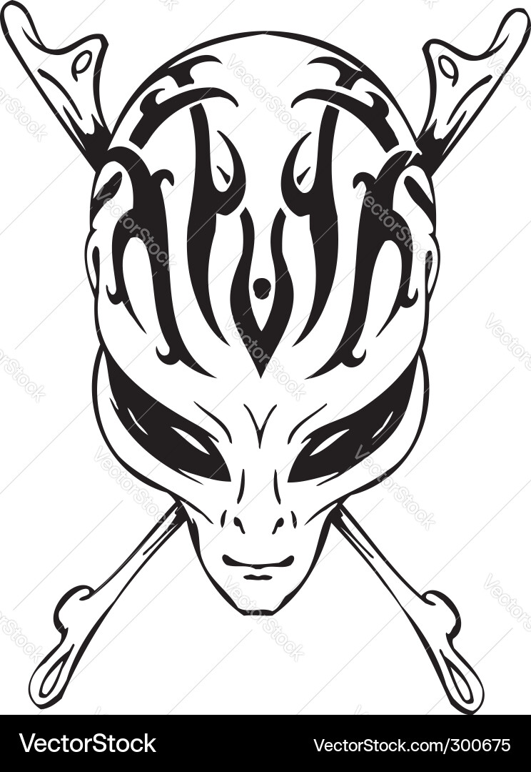 Aliens Royalty Free Vector Image Vectorstock