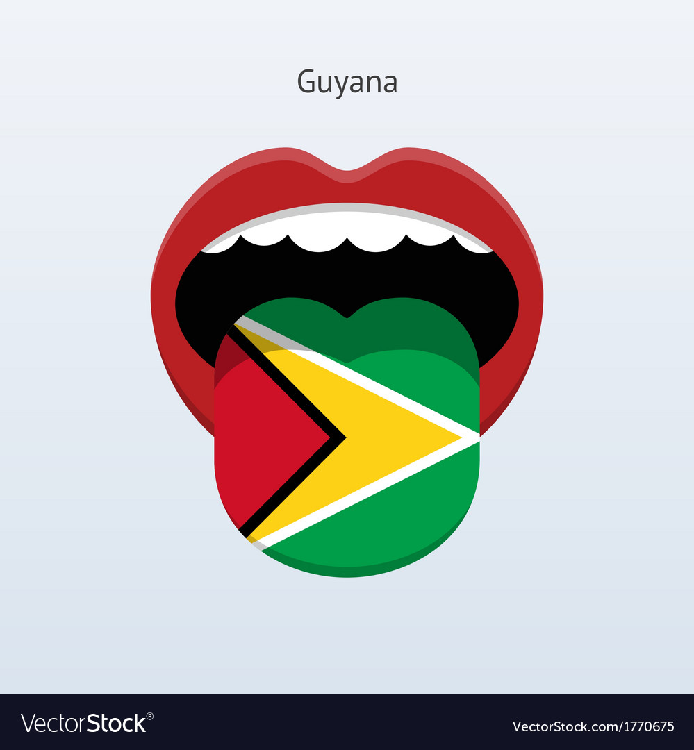 Guyana language abstract human tongue