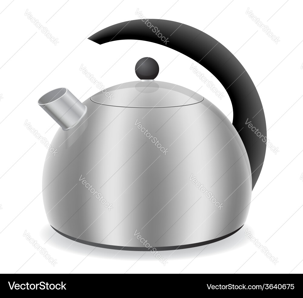 Kettle 02 Royalty Free Vector Image - VectorStock