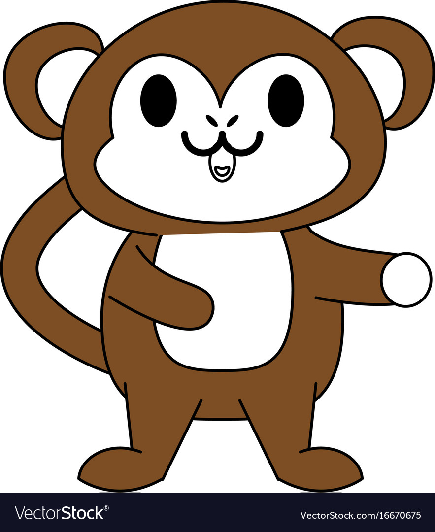 Monkey Royalty Free Vector Image - VectorStock