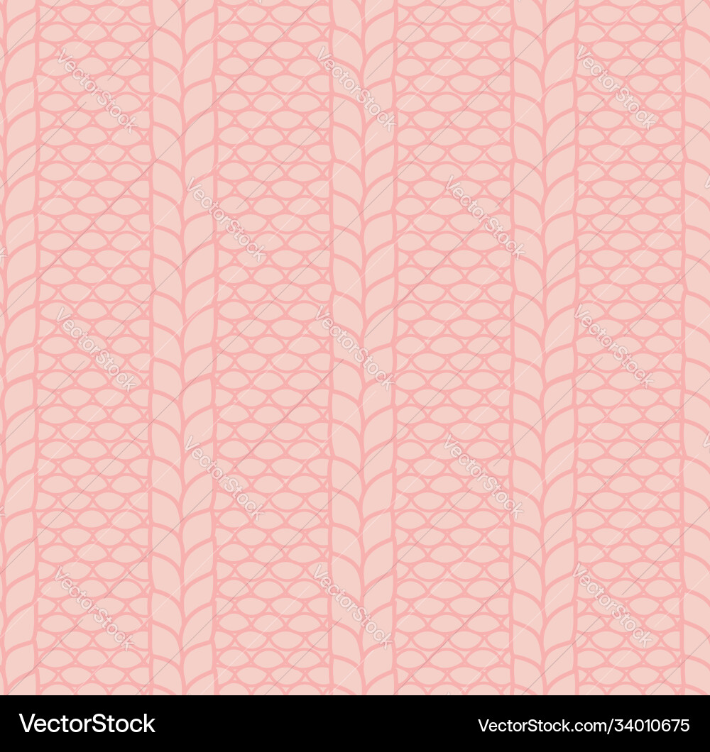 Seamless knitted pattern Royalty Free Vector Image