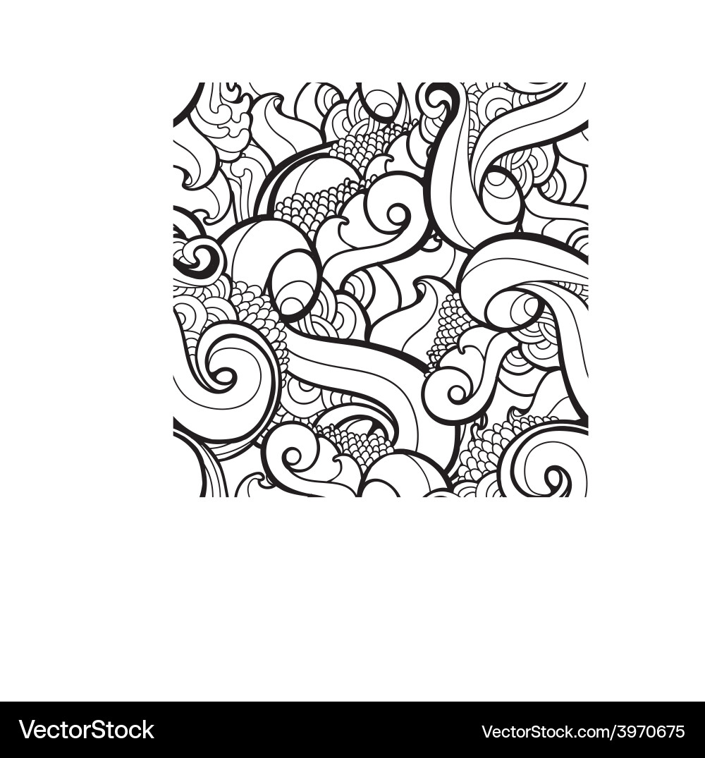 Seamless wavy abstract pattern Royalty Free Vector Image
