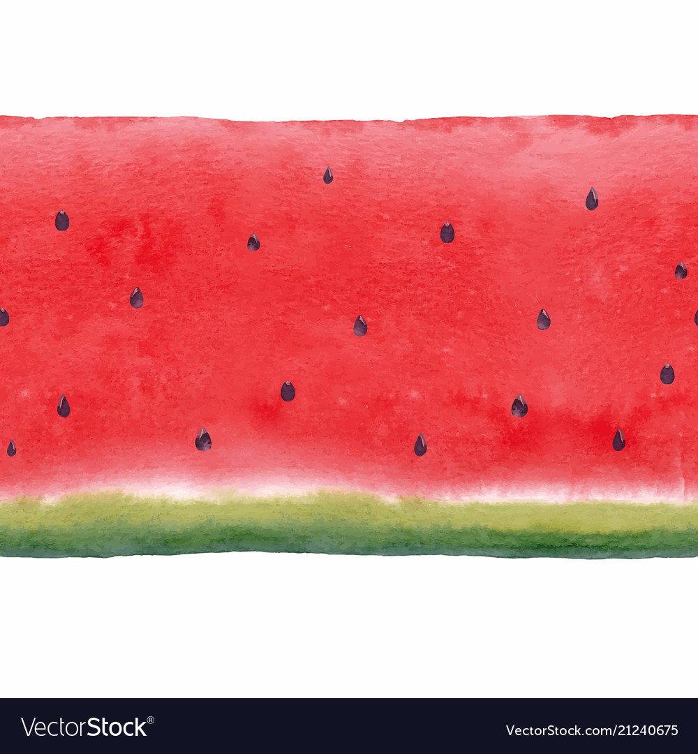 Watercolor Watermelon Seamless Pattern Royalty Free Vector 4009