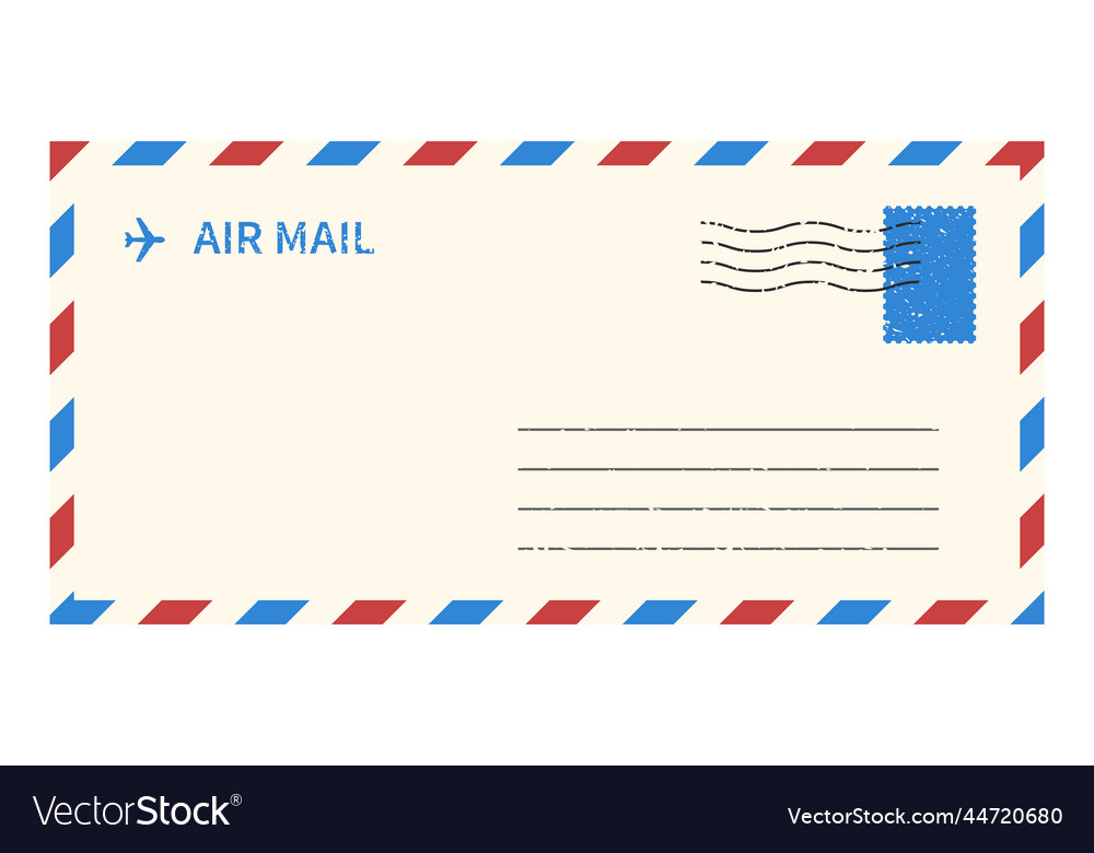 Airmail Envelope Template