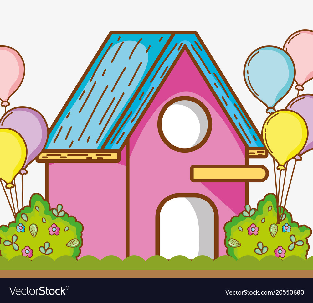 Beautiful garden cartoon Royalty Free Vector Image Beautiful garden cartoon Royalty Free Vector Image