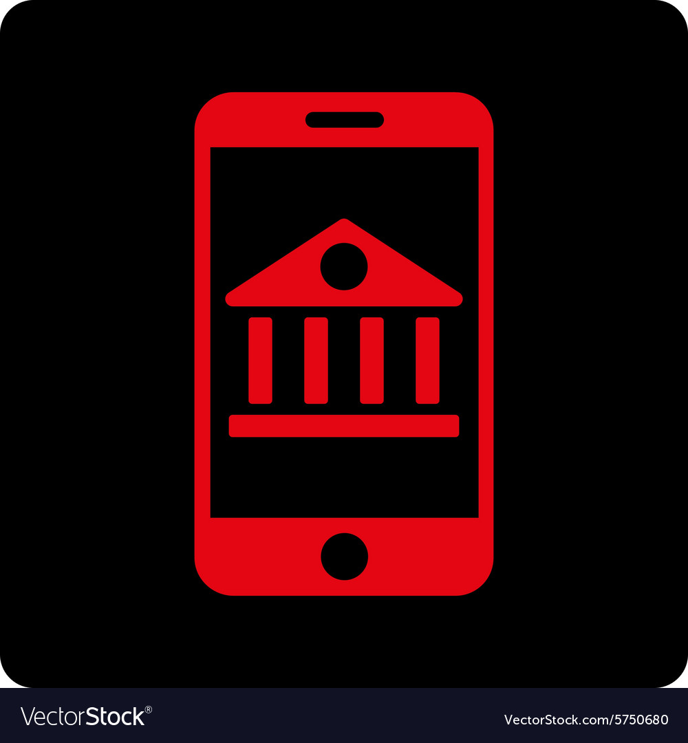 Mobile bank icon