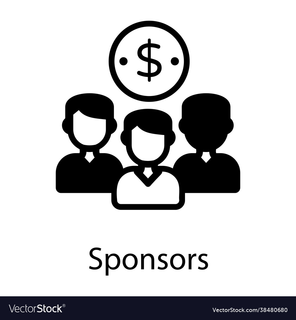 Sponsors Royalty Free Vector Image - VectorStock