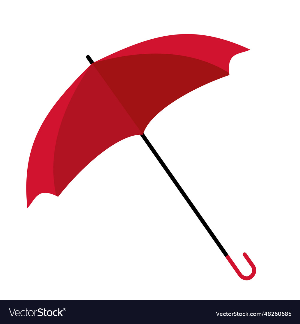 Red umbrella Royalty Free Vector Image - VectorStock