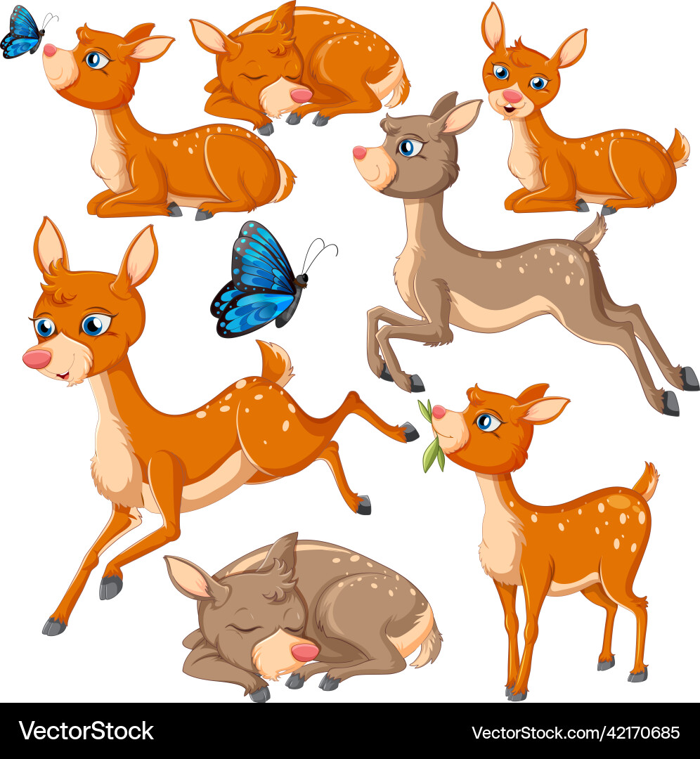 Seamless pattern with wild animals Royalty Free Vector Image