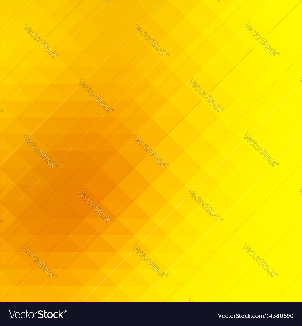 Bright Golden Yellow Rows Of Triangles Background Vector Image