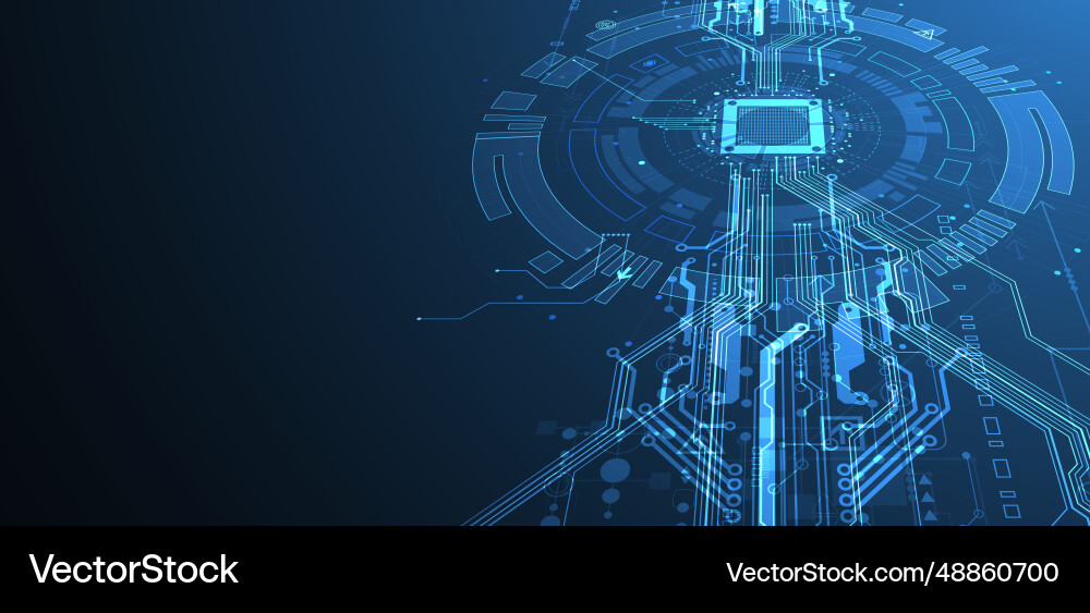 Abstract background on technological Royalty Free Vector