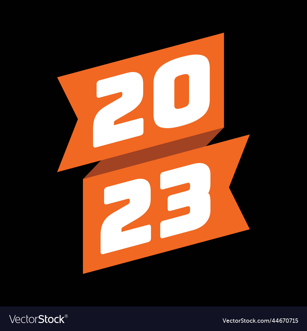 2023 o Royalty Free Vector Image - VectorStock