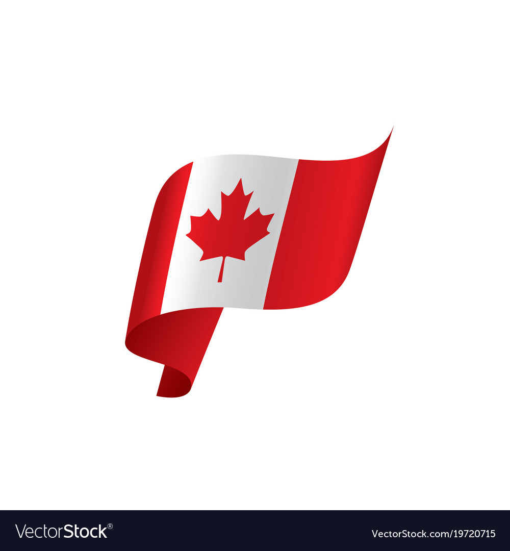 Canada flag Royalty Free Vector Image - VectorStock