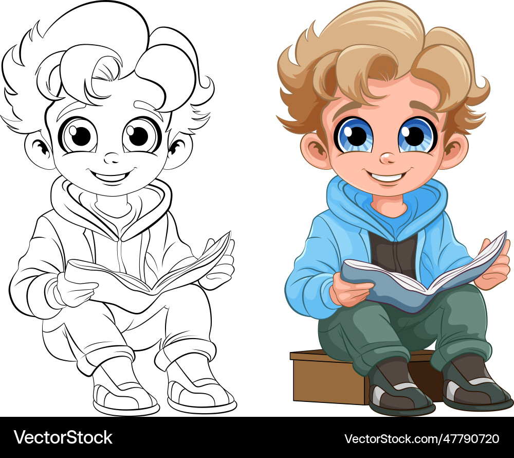 boy-sitting-and-reading-the-book-its-outline-vector-image