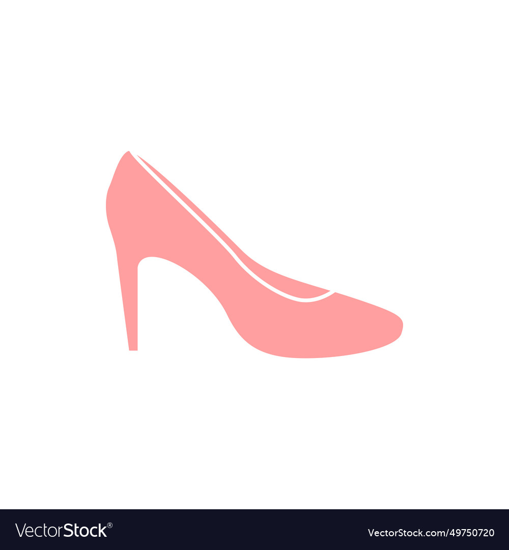 High heels icon logo image Royalty Free Vector Image