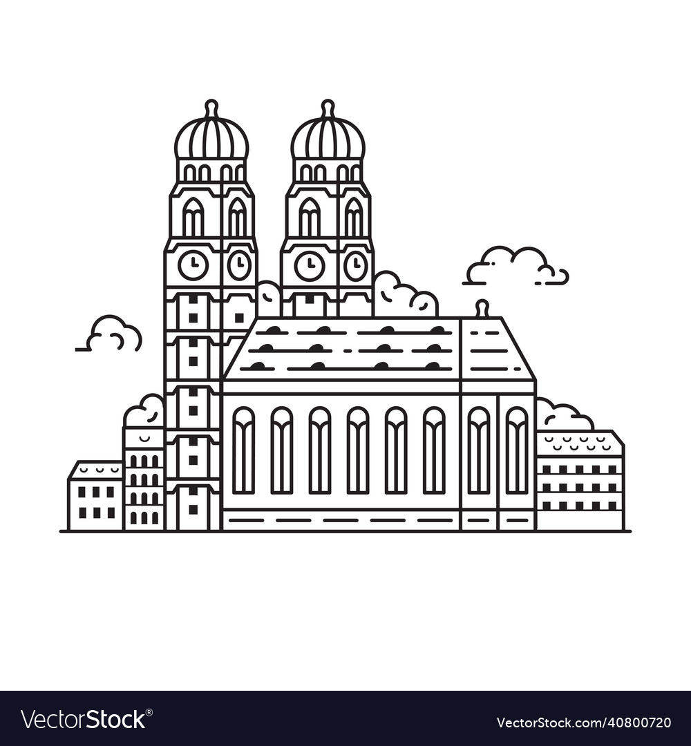 Kirchen in München Bilder:  Drawing the Beautiful Churches of Munich