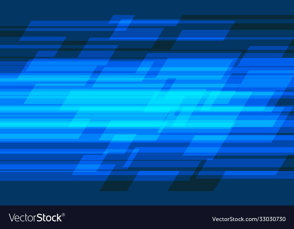 Abstract blue light geometric speed pattern