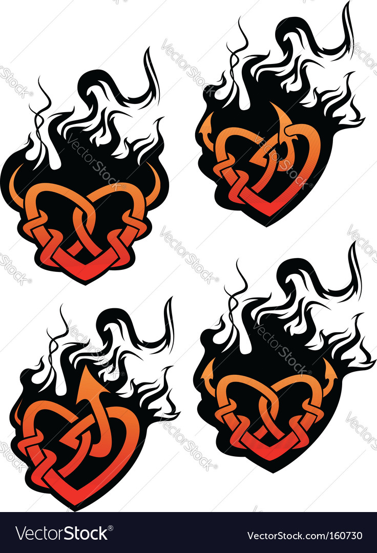 Heart tattoos