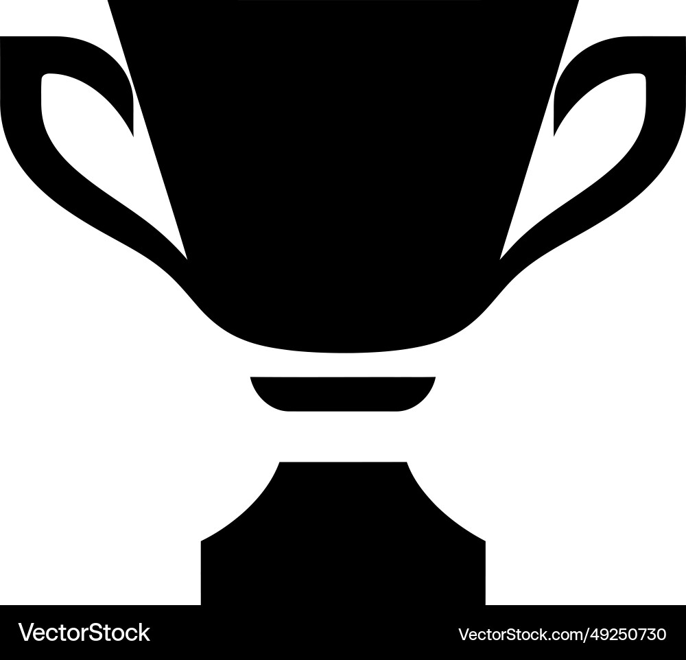 Trophy cup icon Royalty Free Vector Image - VectorStock