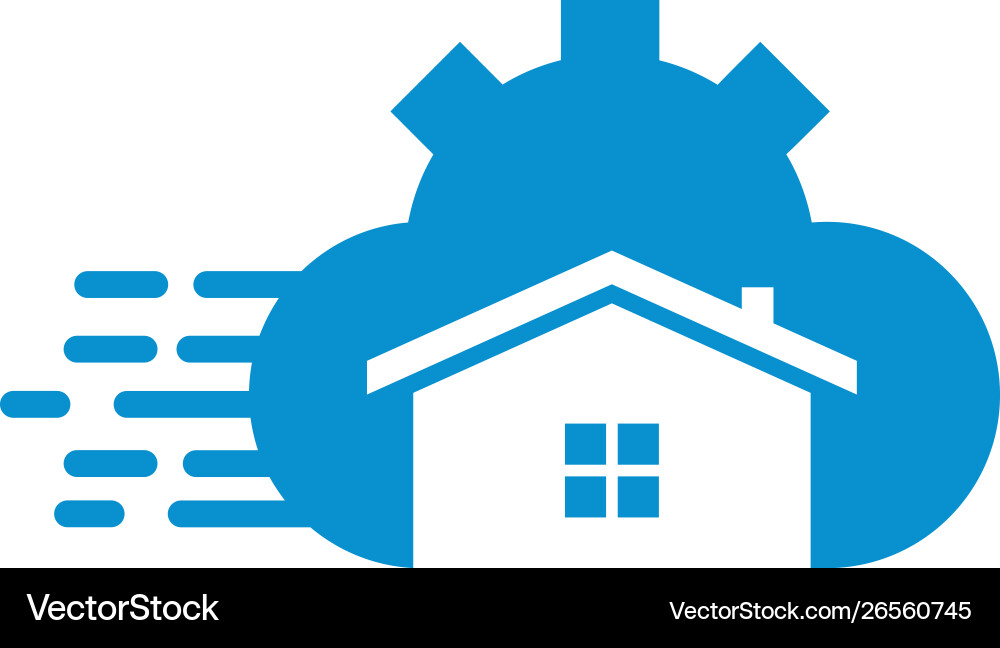 Home logo template Royalty Free Vector Image - VectorStock
