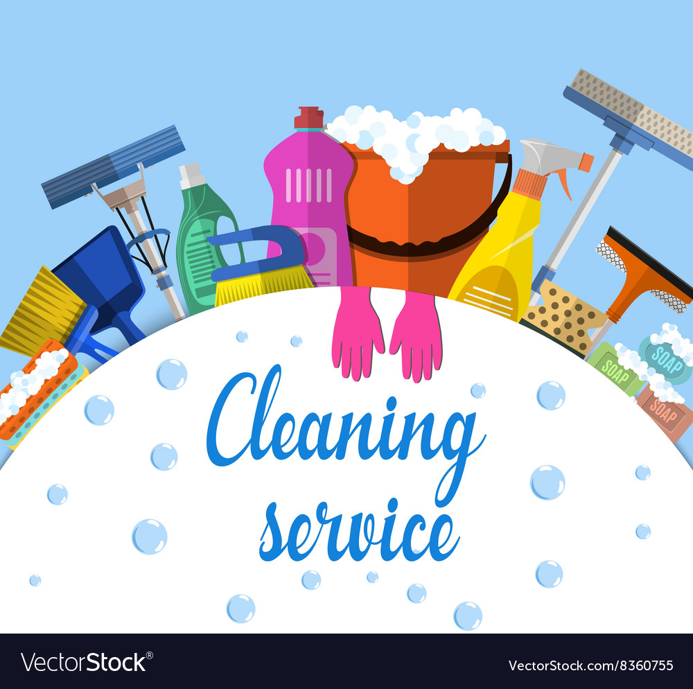 Cleaning service flat