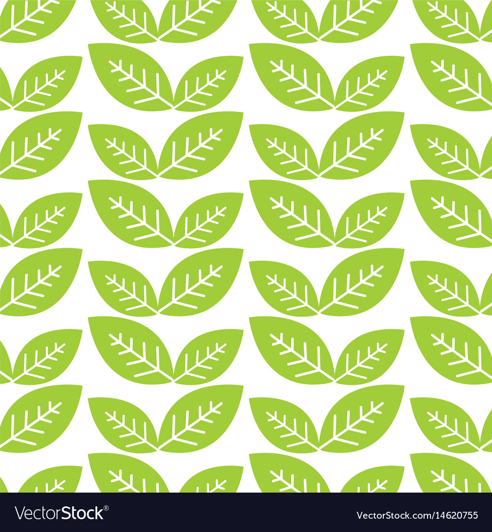 Natural green leaves background Royalty Free Vector Image