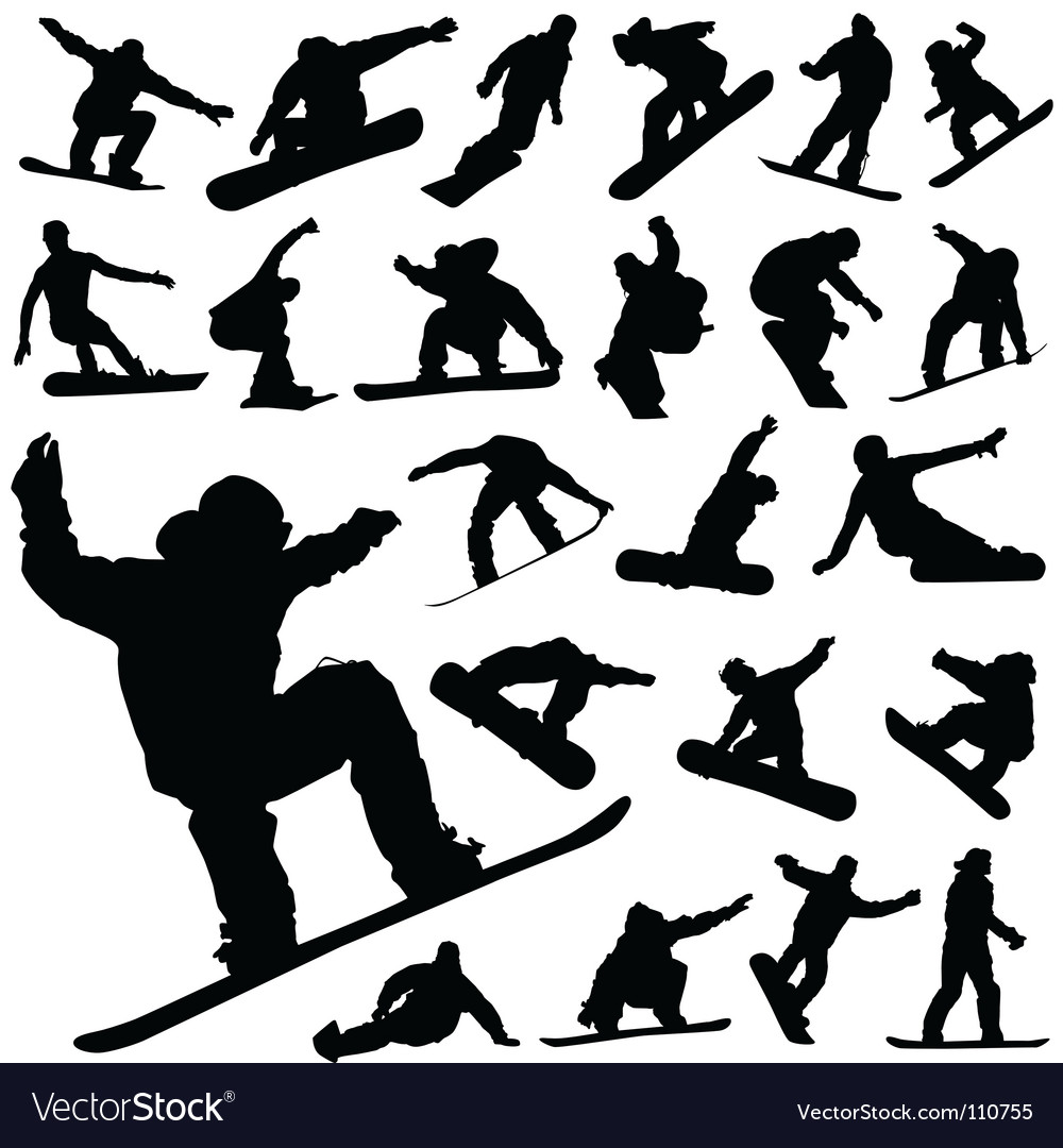 Snowboard Royalty Free Vector Image - VectorStock