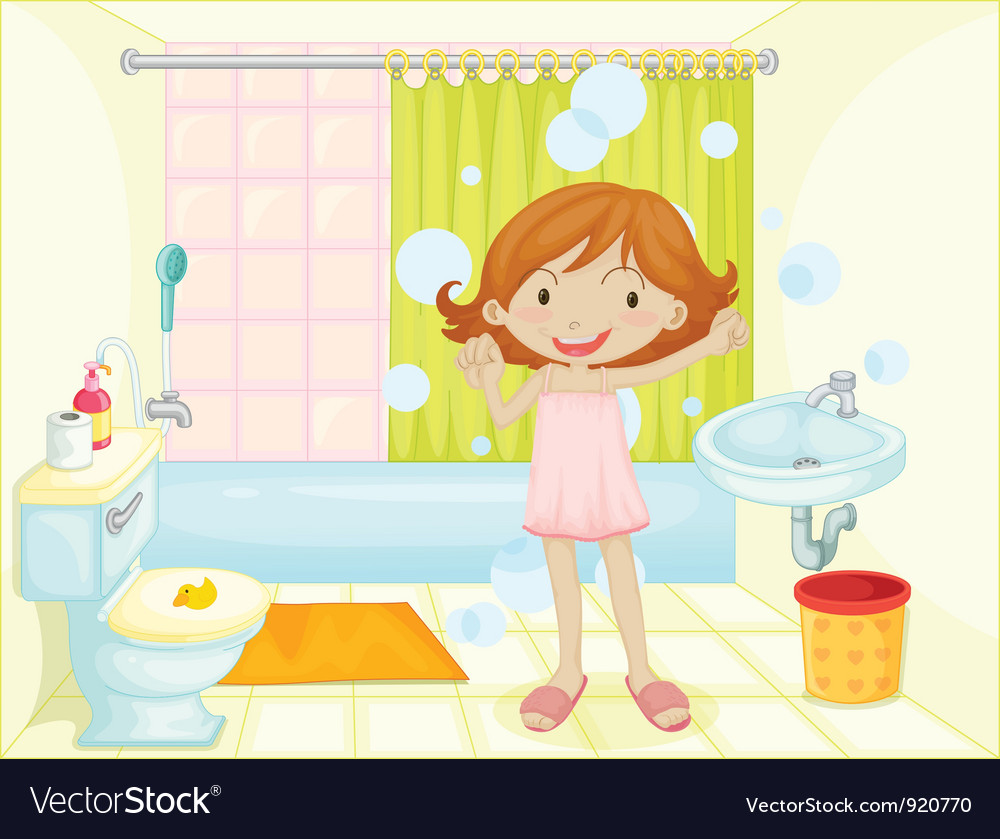 Bathroom Royalty Free Vector Image - VectorStock