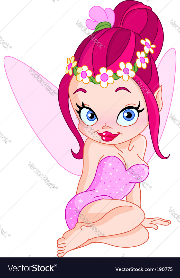 Flower fairy Royalty Free Vector Image - VectorStock
