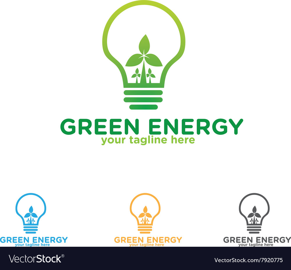 Green energy logo