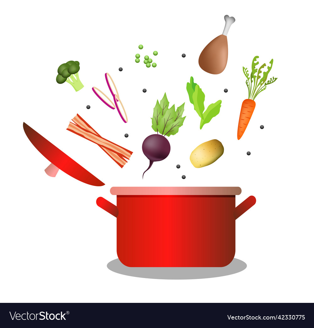 To Cook Soup 2 Royalty Free Vector Image - Vectorstock