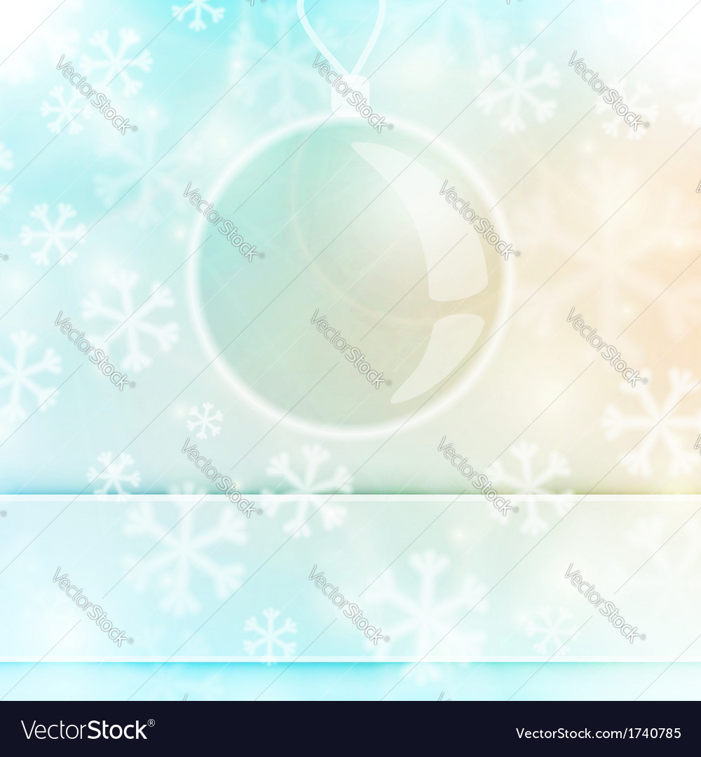 Christmas background in soft colors Royalty Free Vector