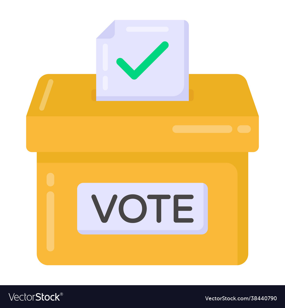 Ballot Box Royalty Free Vector Image - Vectorstock