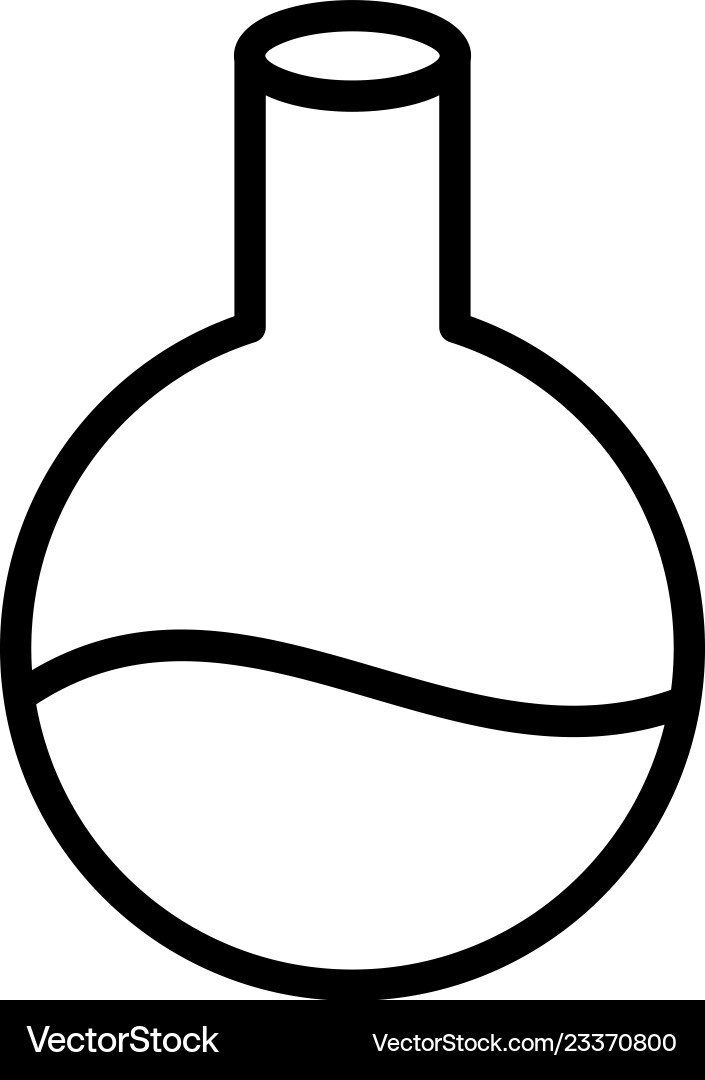 Flask icon Royalty Free Vector Image - VectorStock