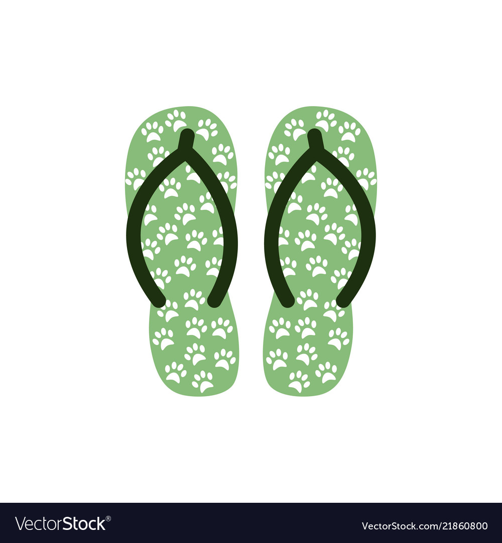 animal flip flops