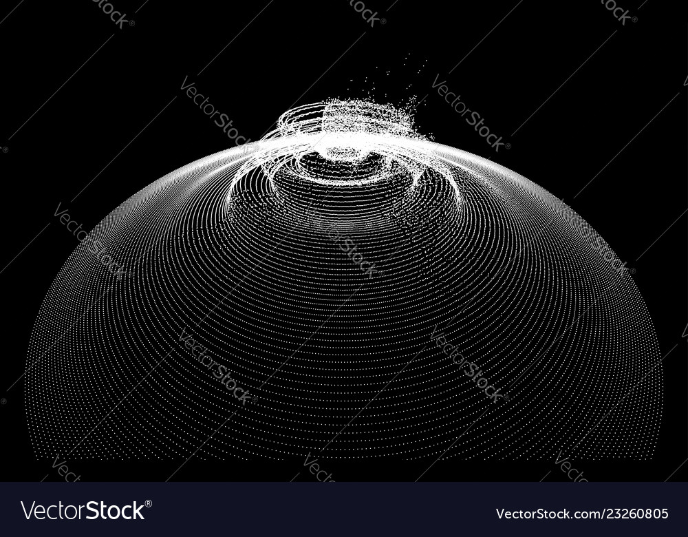 Background with explosion abstract dynamic Vector Image