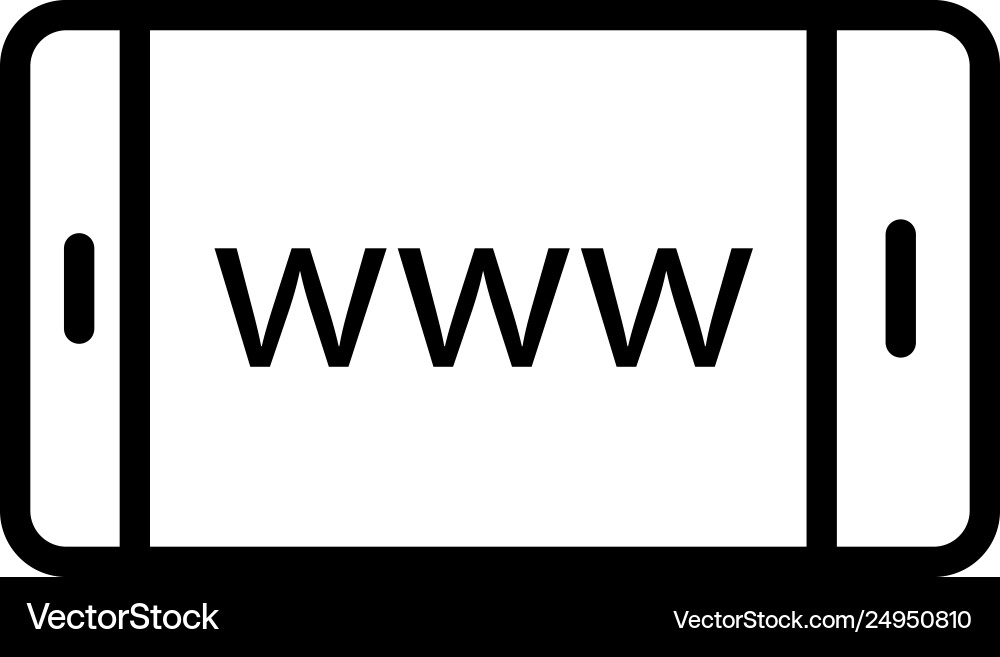 Mobile internet Royalty Free Vector Image - VectorStock