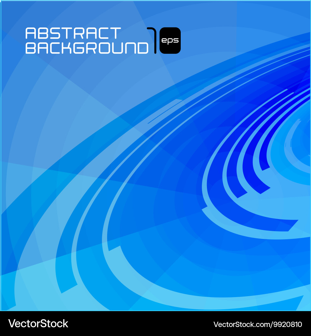 Polygonal abstract blue background Royalty Free Vector Image
