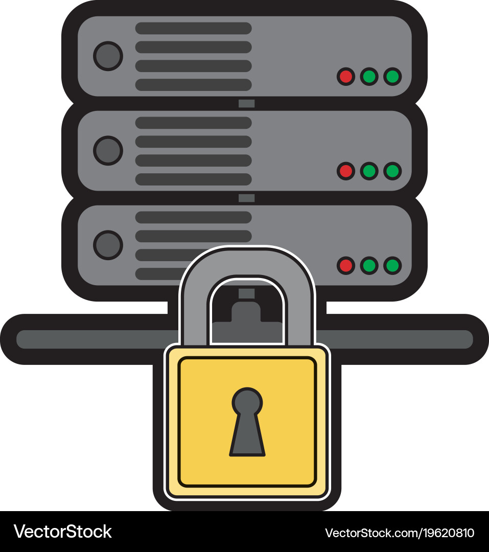 Web hosting design Royalty Free Vector Image - VectorStock