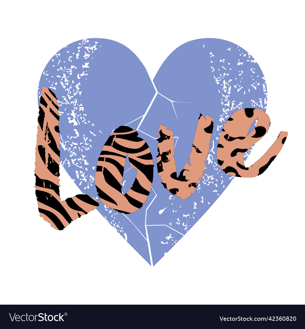 Heart in love Royalty Free Vector Image - VectorStock