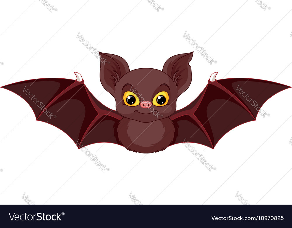 Cartoon cute bat