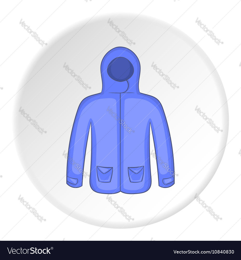 Download Mens winter jacket icon cartoon style Royalty Free Vector